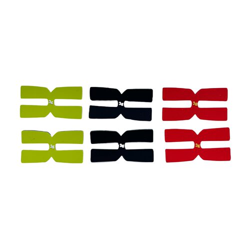 包邮散装H形网球拍平稳加重片配重平衡条硅胶加重片3g