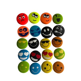 2024新款 可爱硅胶笑脸减震器 鬼脸恶搞网球拍避震器