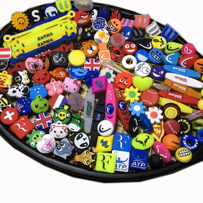 网球拍避震器卡通费德勒减震器