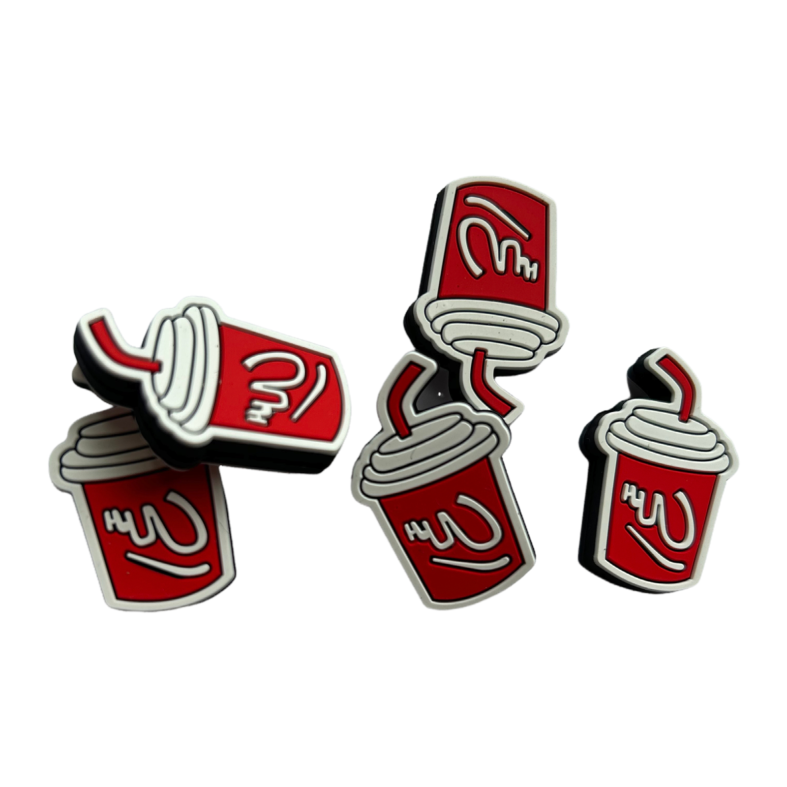 4个可乐硅胶网球拍减震器棒棒糖五角星可爱趣味球拍避震