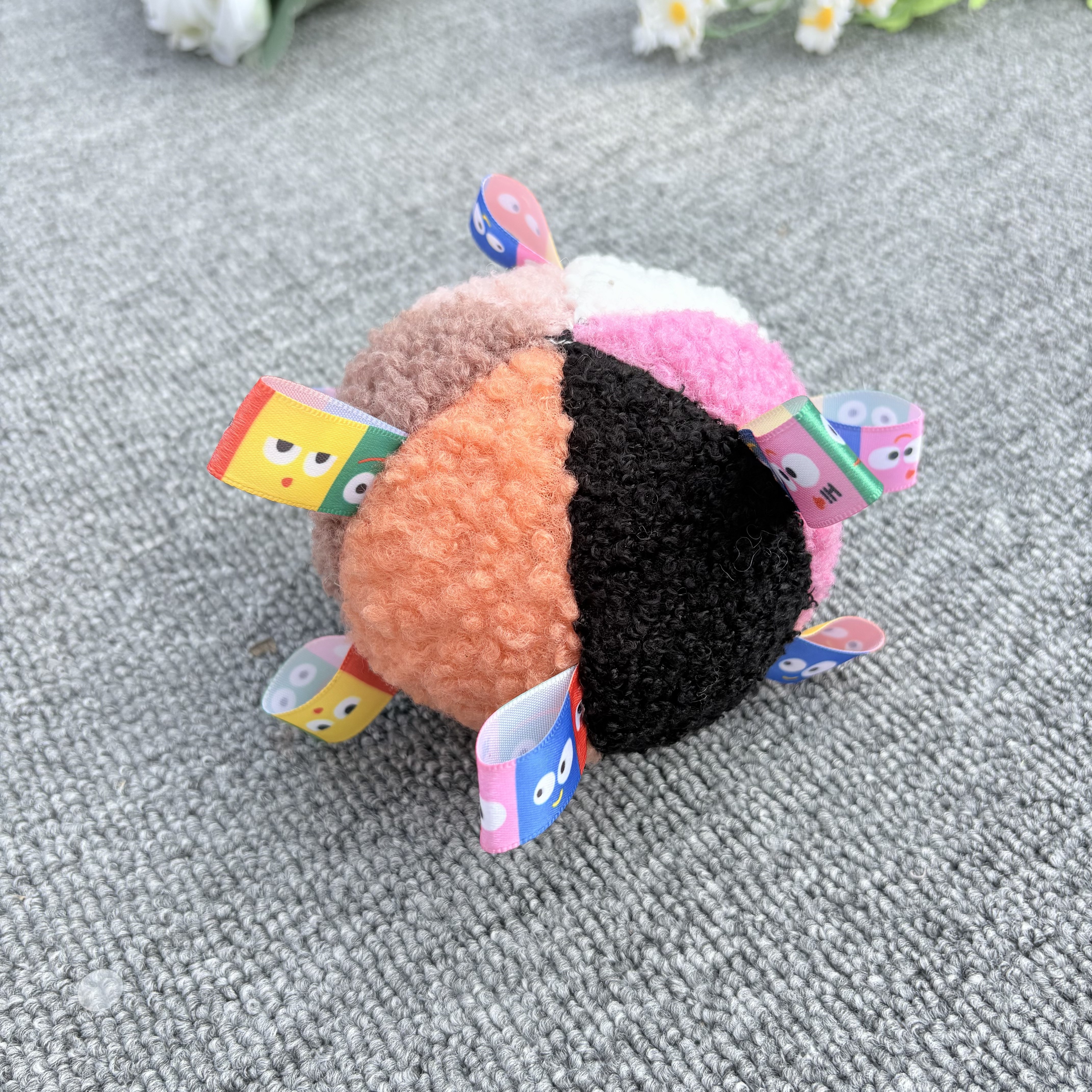 猫咪狗狗玩具球铃铛球发声玩具球宠物玩具解闷自嗨轻弹不扰邻柔软