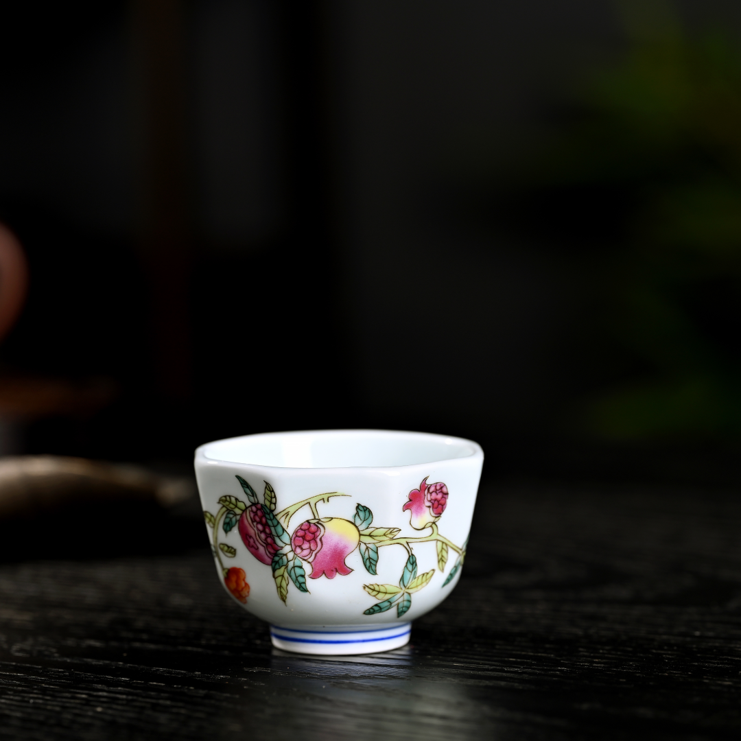 景德镇高温陶瓷茶具茶杯老厂瓷怀旧中式中国风粉彩玩玉创意老式