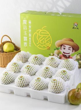山西隰县流一手玉露香梨6枚9枚12枚礼盒装新鲜脆甜爆汁甜蜜送礼
