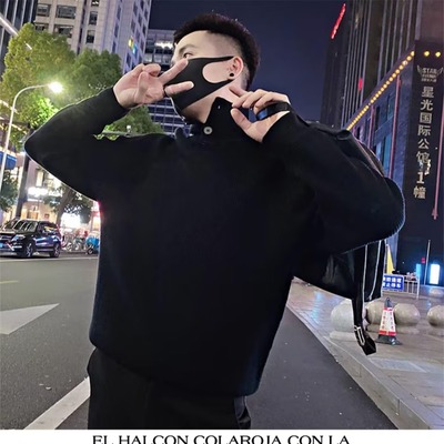 高级感加厚毛衣男款秋冬季潮牌痞帅内搭打底衫2025新款男士针织衫