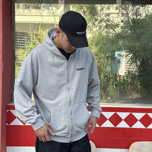 NBHD潮牌拉链卫衣重磅日系复古开衫纯棉连帽外套男女休闲卫衣