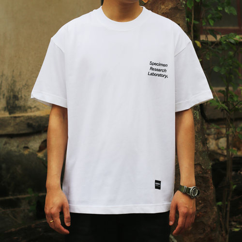 SRL潮牌300g重磅宽松小领口夏季纯棉短袖T恤印花休闲圆领男上衣