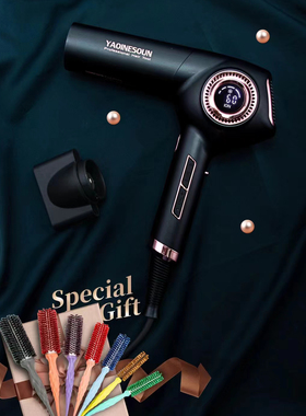 耀音吹风11万转高速电机家庭护发家用发廊专业吹风机液晶屏智能