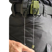 多伸缩扣失手绳登山扣钓鱼剪刀钥匙扣户外挂绳防丢路亚拉扣便携式