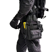 战术腿包户外绑腿挂包多功能战术腰包路亚包骑行腿挂包电工工具包