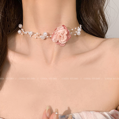 今世戴花~春夏气质淑女花朵项链