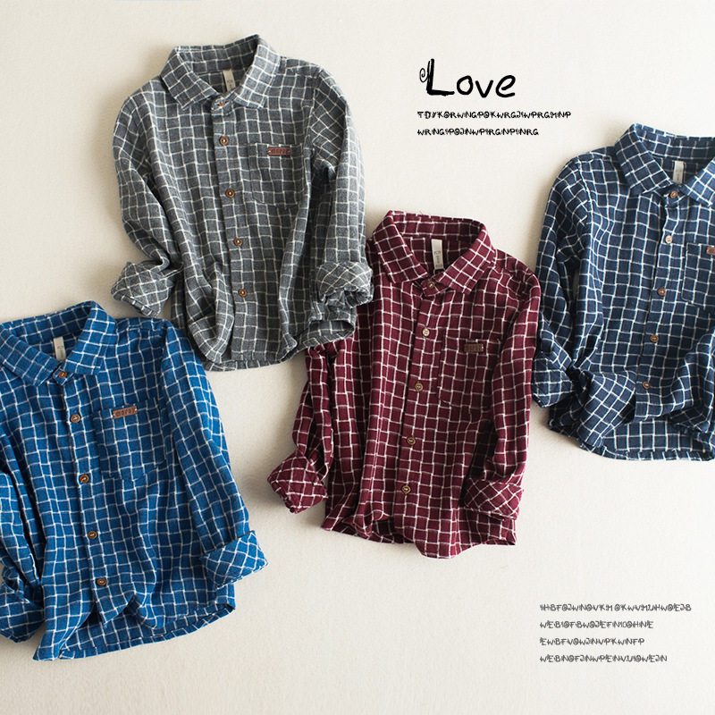 Chemise garcon à manche longue - Ref 2076567 Image 1