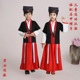 女孩小学儿童汉服公主男孩古装 长袖 演出小孩书生中国 舞蹈服装 夏季
