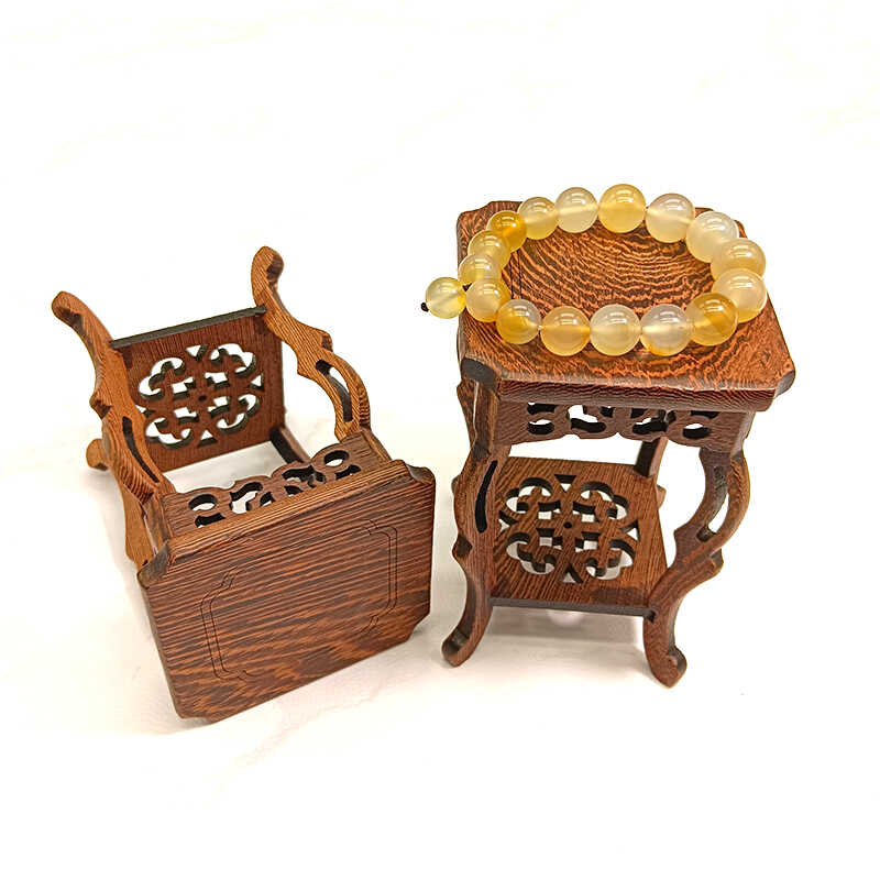 鸡翅木花梨木小摆件中国大陆复古