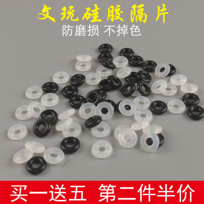 进口硅胶隔片珠橡胶橄榄核手串