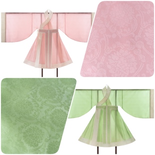 [汉服衣橱2]明制道服暗纹布料传统服饰道袍复原如是观原创汉服