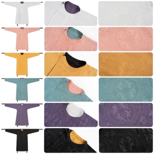 [汉服衣橱20]唐制圆领袍双面穿缺胯袍如是观原创汉服传统服饰