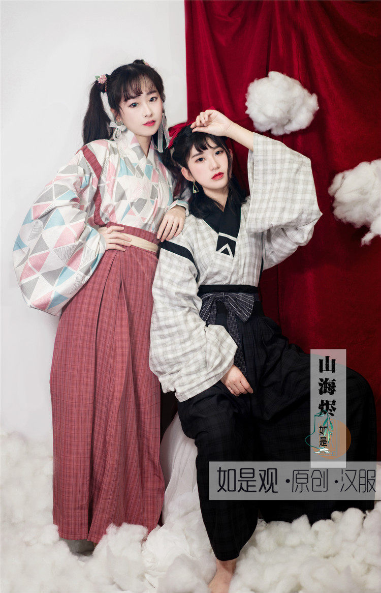 如是观汉服【烛光】【宵明】魏晋交领襦裙褌袴六破裙交窬裙