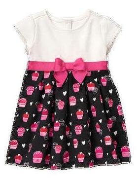 国内现货美国正品金宝贝gymboree女童情人节蛋糕蝴蝶结连衣裙