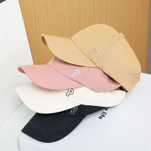 可扎高马尾帽子女夏季2026新款空顶鸭舌帽遮太阳防晒显脸小棒球帽
