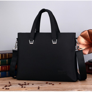 超威保罗男士全牛津布手提包商务休闲帆布电脑包男款斜挎包公文包