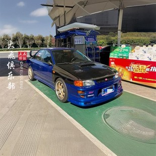 适用于斯巴鲁翼豹6代GC8 碳纤维叶子板沙板改装翼子板Impreza包围