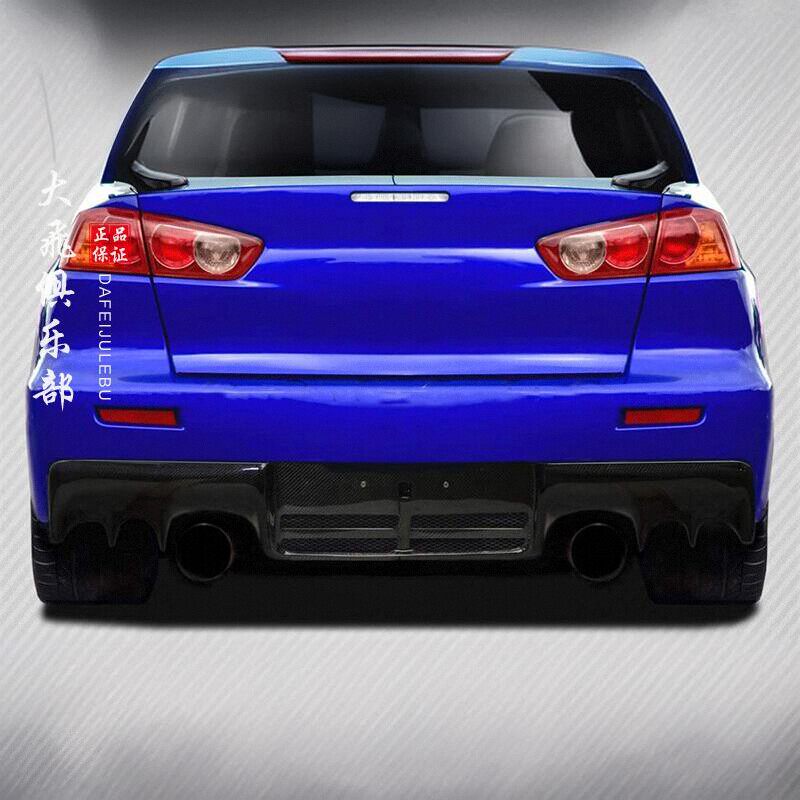 适用于三菱EVO 10碳纤维后唇尾唇Lancer Evolution改装后扰流包围