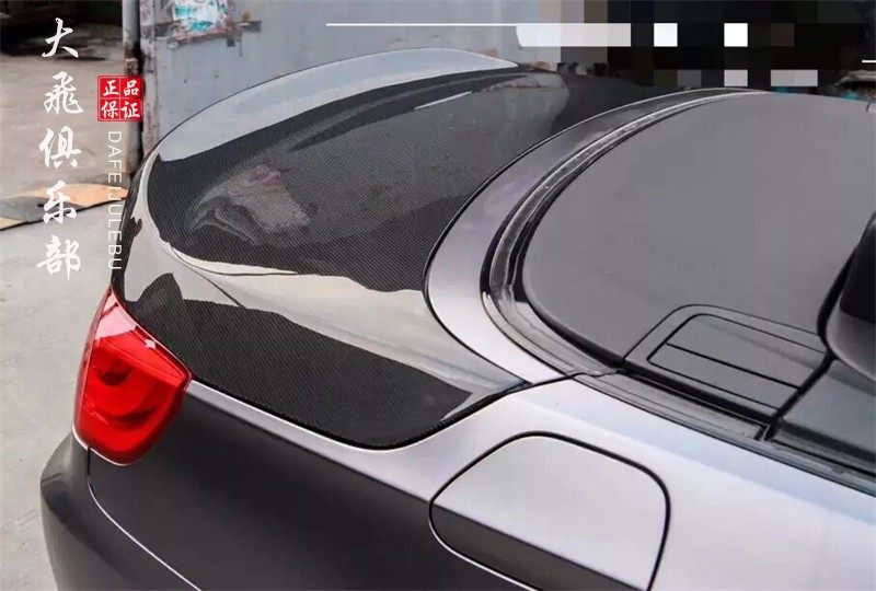 适用于宝马e93 碳纤维尾盖双门敞篷改装m3后备箱车门行李盖大包围