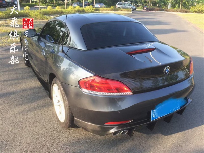Z4E89改装碳纤维尾盖后备箱包围