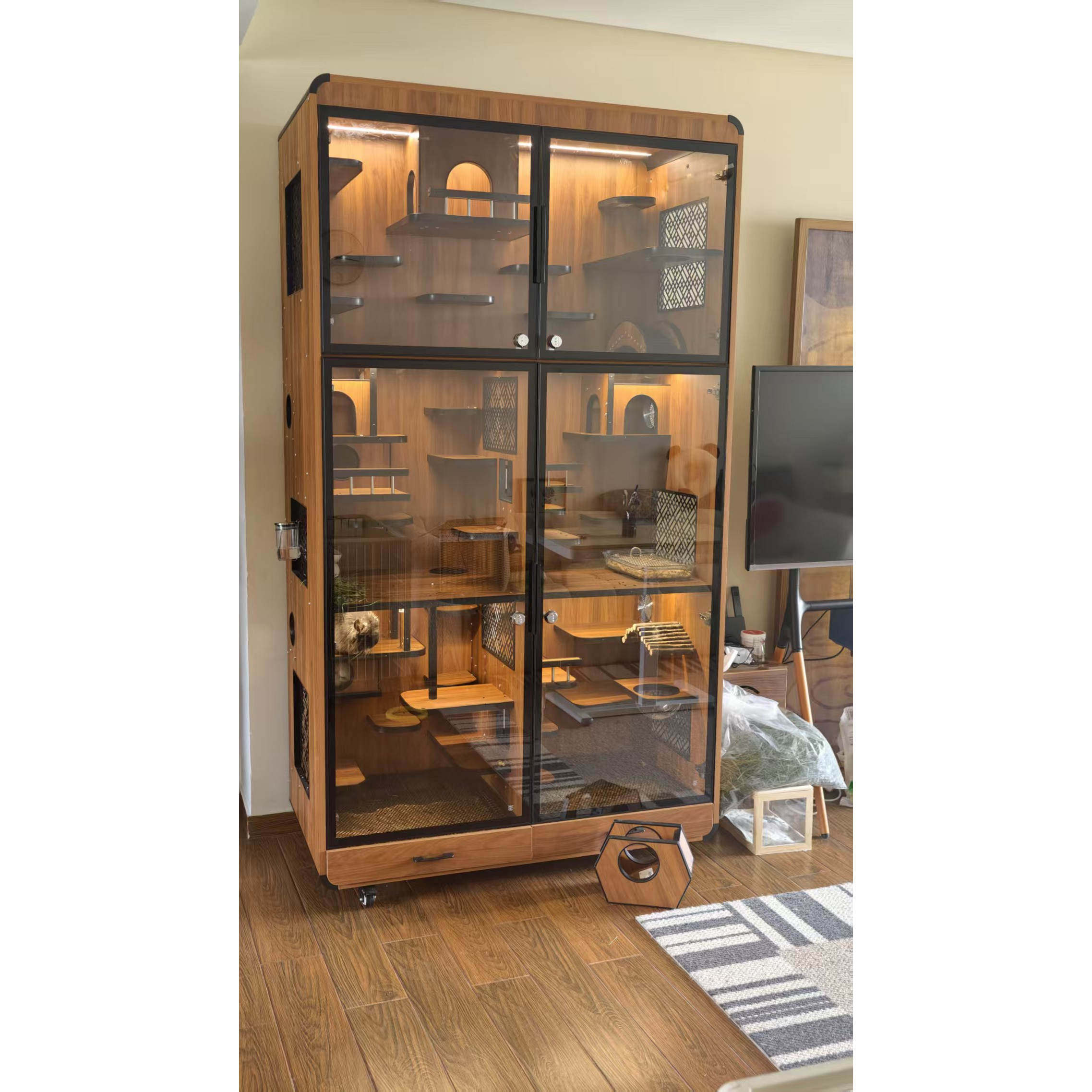 龙猫柜笼别墅防啃耐咬宠物柜龙猫房笼子定制包邮专属链接,宠物/宠物食品及用品,笼子,淘宝优惠券,粉丝福利购,淘宝优惠卷