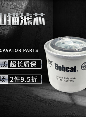 山猫挖掘机 扫地机 农用机柴油滤芯 6667352 机油滤芯件号6657635