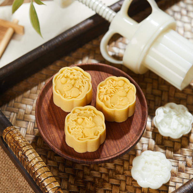 新款20g30克迷你月饼模具手压式