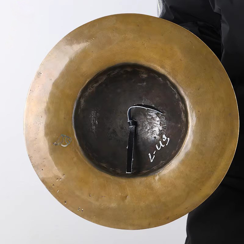 大镲铜镲光面撞铃民族乐器尼泊尔进口纯手工铜铪子铜钹铙钹档子