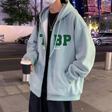 H177FP70加绒75新款卫衣含棉66%休闲衣服男装连帽拉链开衫，男装卫衣，星座304A