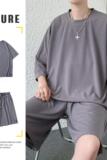 TZ03新款休闲薄款冰丝速干套装男士宽松，男装T恤，星座304A