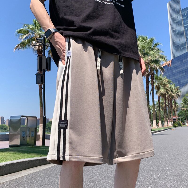 DK108FP38新款短裤透气五分裤宽松大码男生运动休闲沙滩裤子,男装休闲裤,星座304A