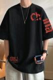 T679DP26夏季潮短袖t恤男纯棉打底衫白色半袖潮牌体恤上衣服，男装T恤，星座304A
