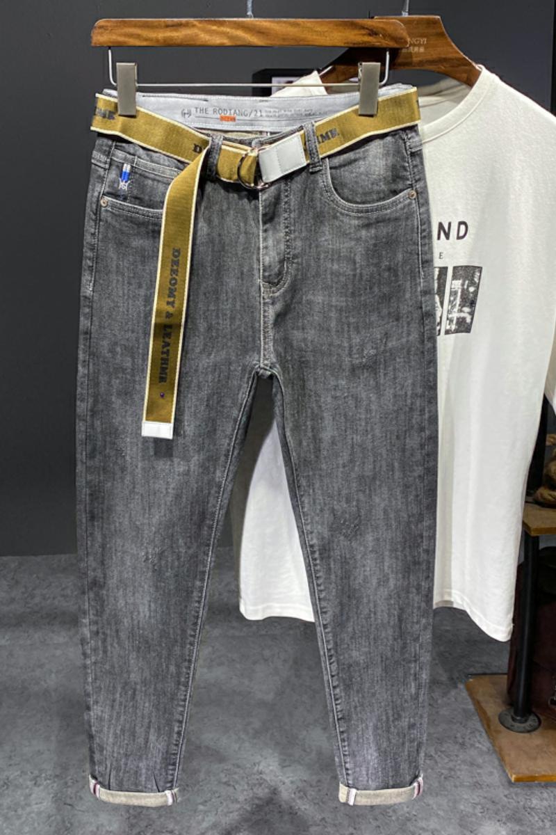 新品中腰弹力牛仔裤休闲裤小脚裤挂拍KZ304B-2-KA619P65,男装牛仔裤,星座304A-1