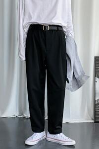 XZ304B-2-KZ511新款弹力小西裤束脚松紧腰垂感薄款修身加厚图片