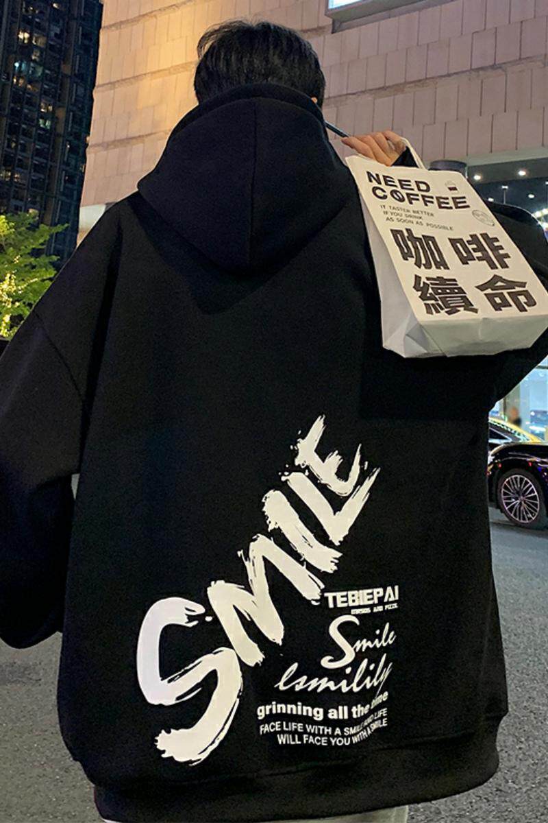 H178BFP70加绒75冬季含棉量60%卫衣外套宽松美式连帽拉链开衫,男装卫衣,星座304A