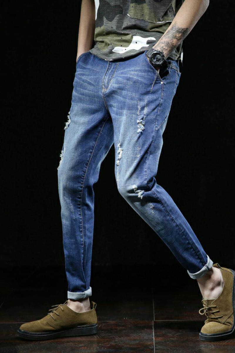 XZ304B-2-B新款高弹薄款修身牛仔裤透气舒适加厚,男装牛仔裤,星座304A