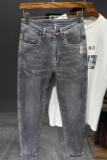 新品简约弹力小脚牛仔裤休闲裤灰色XZ304B-2-KT877P68，男装牛仔裤，星座304A-1
