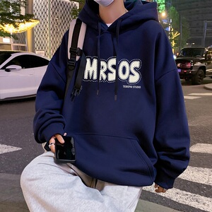 CM062FP60加绒65新款连帽卫衣宽松帽衫oversize休闲图片
