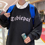 A602P48新款克罗心男士卫衣宽松休闲套头圆领打底衫高街衣服，男装卫衣，星座304A