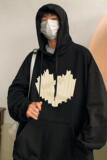 M006加绒C新品连帽卫衣男加绒oversize美式高街外套情侣外套，男装卫衣，星座304A