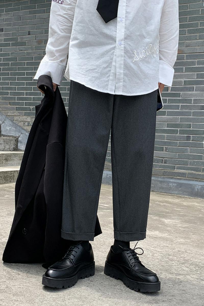 XZ304B-2-KZ501A-CP65秋冬宽松薄款休闲西裤弹力垂感休闲,男装西裤,星座304A