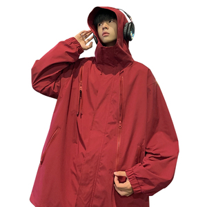 H186FP80新品防水外套运动夹克防泼水防风连帽上衣纯色户外登山服图片