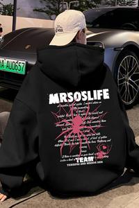 CM069FP60新款重磅纯棉连帽卫衣宽松休闲长袖上衣服美式潮牌外套