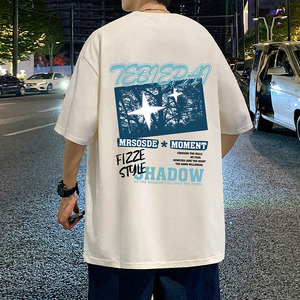T733CP26夏季纯棉短袖t恤宽松体恤半截袖上衣服图片