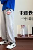 K839P45新款薄款卫裤男束脚宽松卡通休闲裤男，男装休闲裤，星座304A