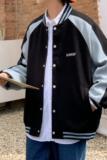 H128P65新款港风棒球服男美式飞行员夹克宽松外套，男装夹克，星座304A